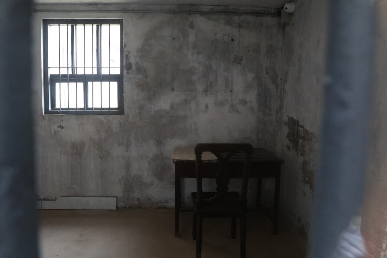 안중근의사가 수감된 여순감옥의 독방